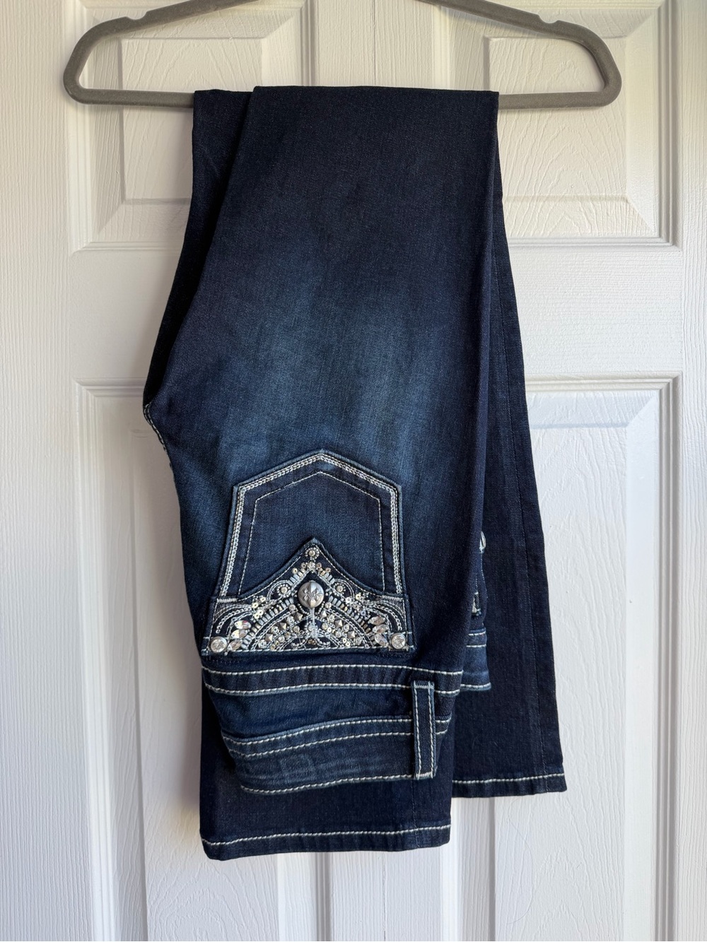 Miss Me Chloe Embellished Bootcut Jeans Size 27